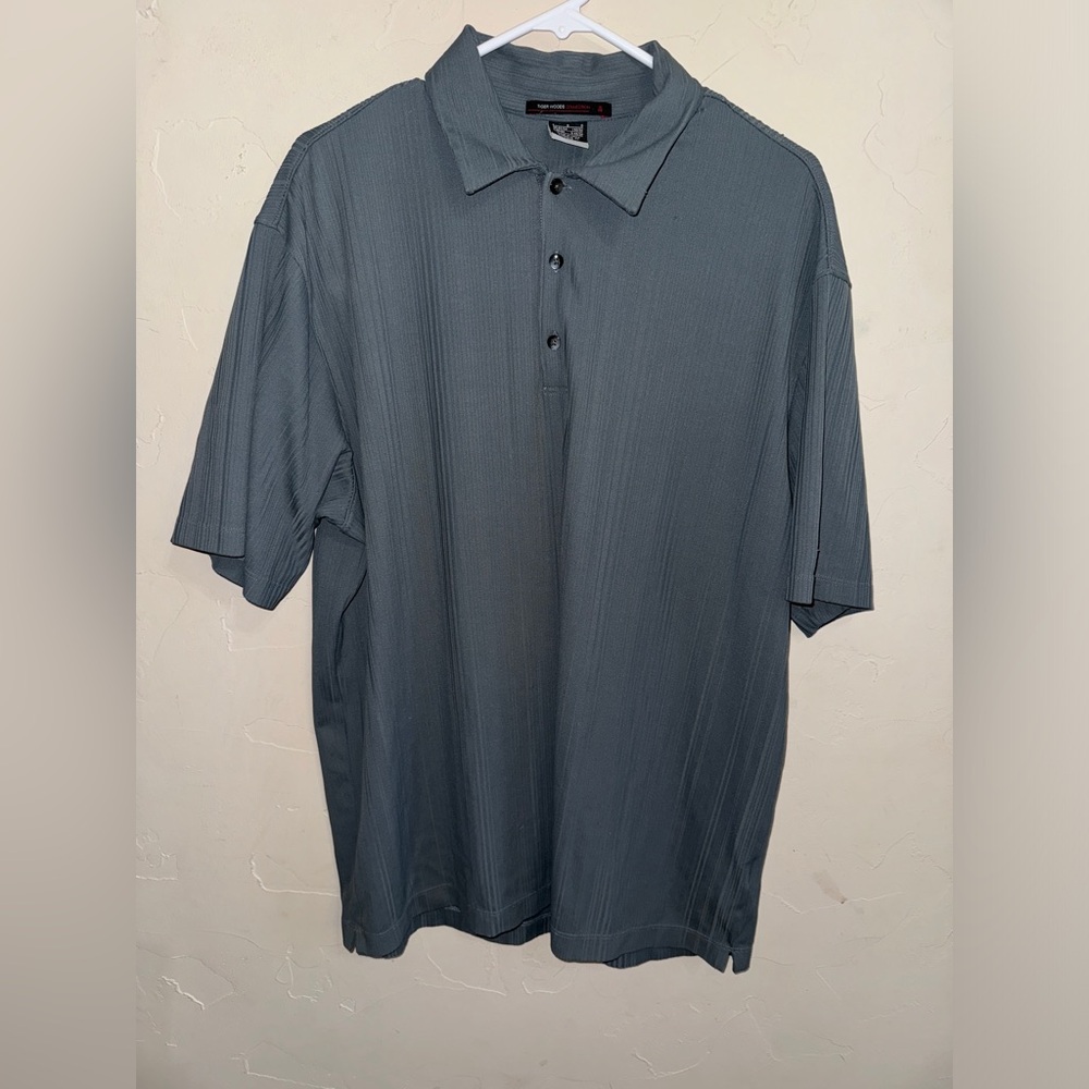 Tiger Woods Collection Gray Polo Shirt for Men